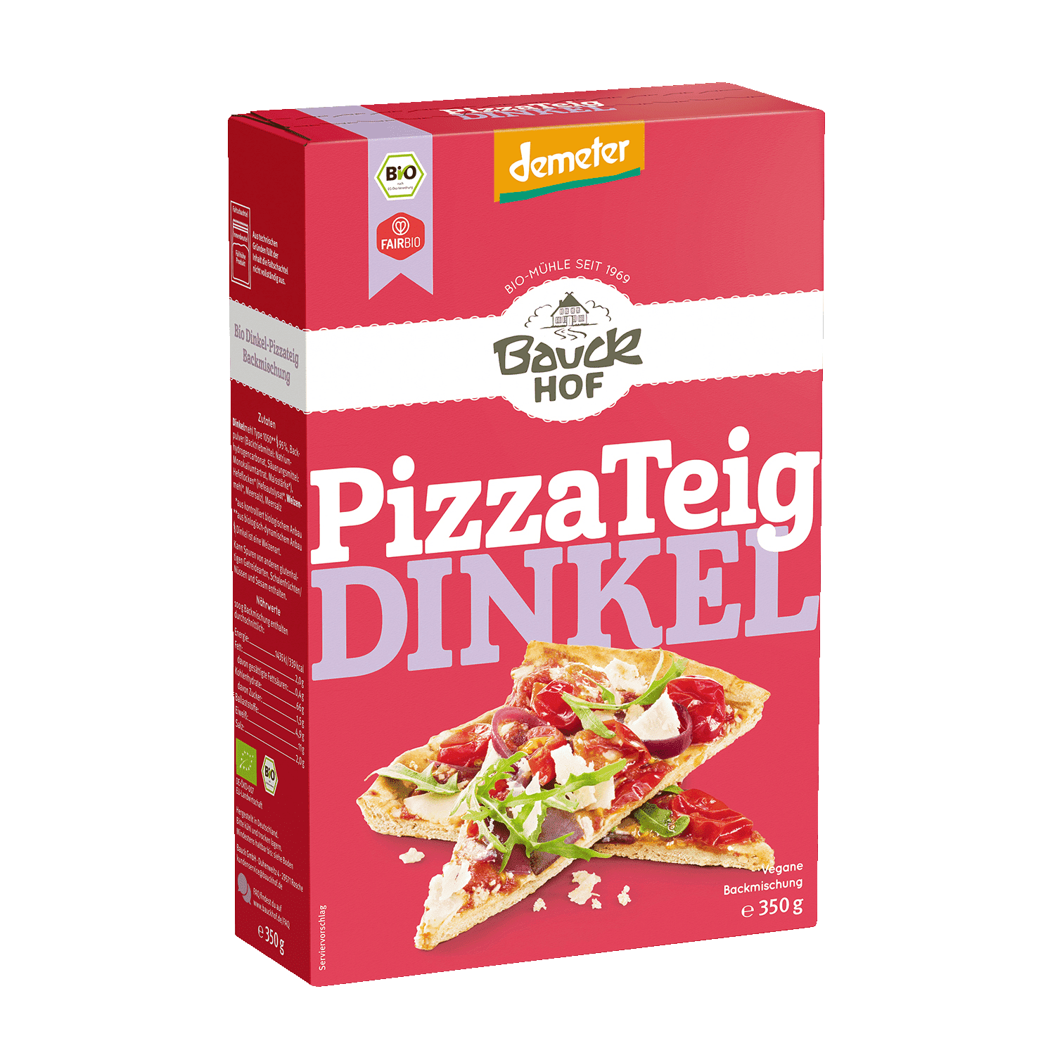 Pizza-Dough Spelt, Organic, 350g