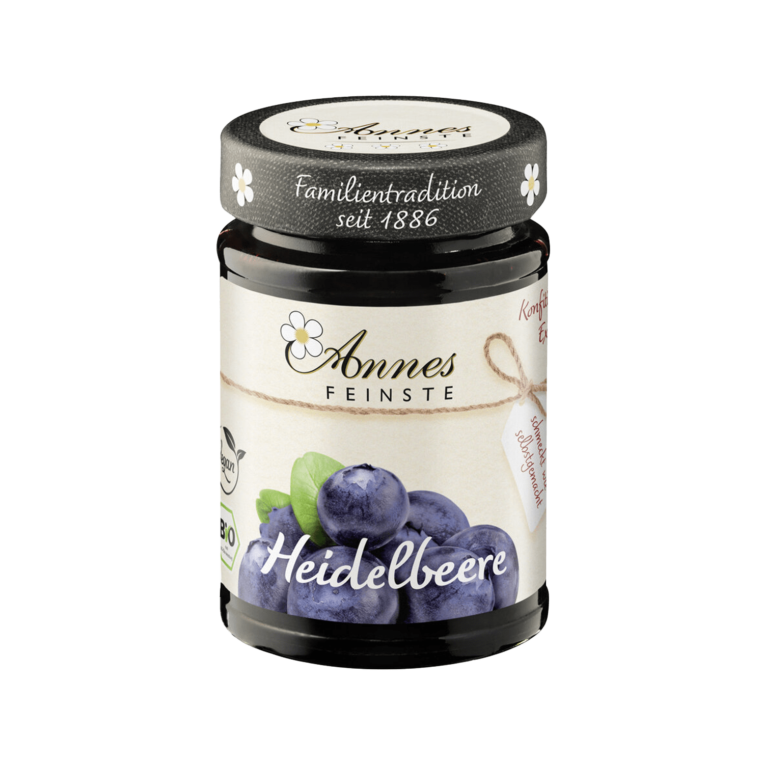 Blueberry Jam Extra, Organic, 225g