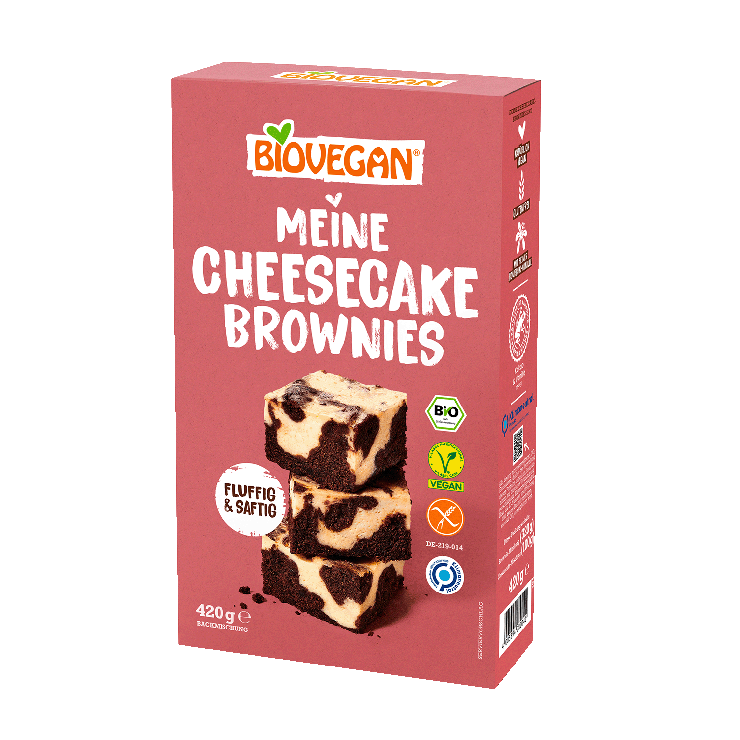 egan baking mix My cheesecake brownies, Organic, 420g