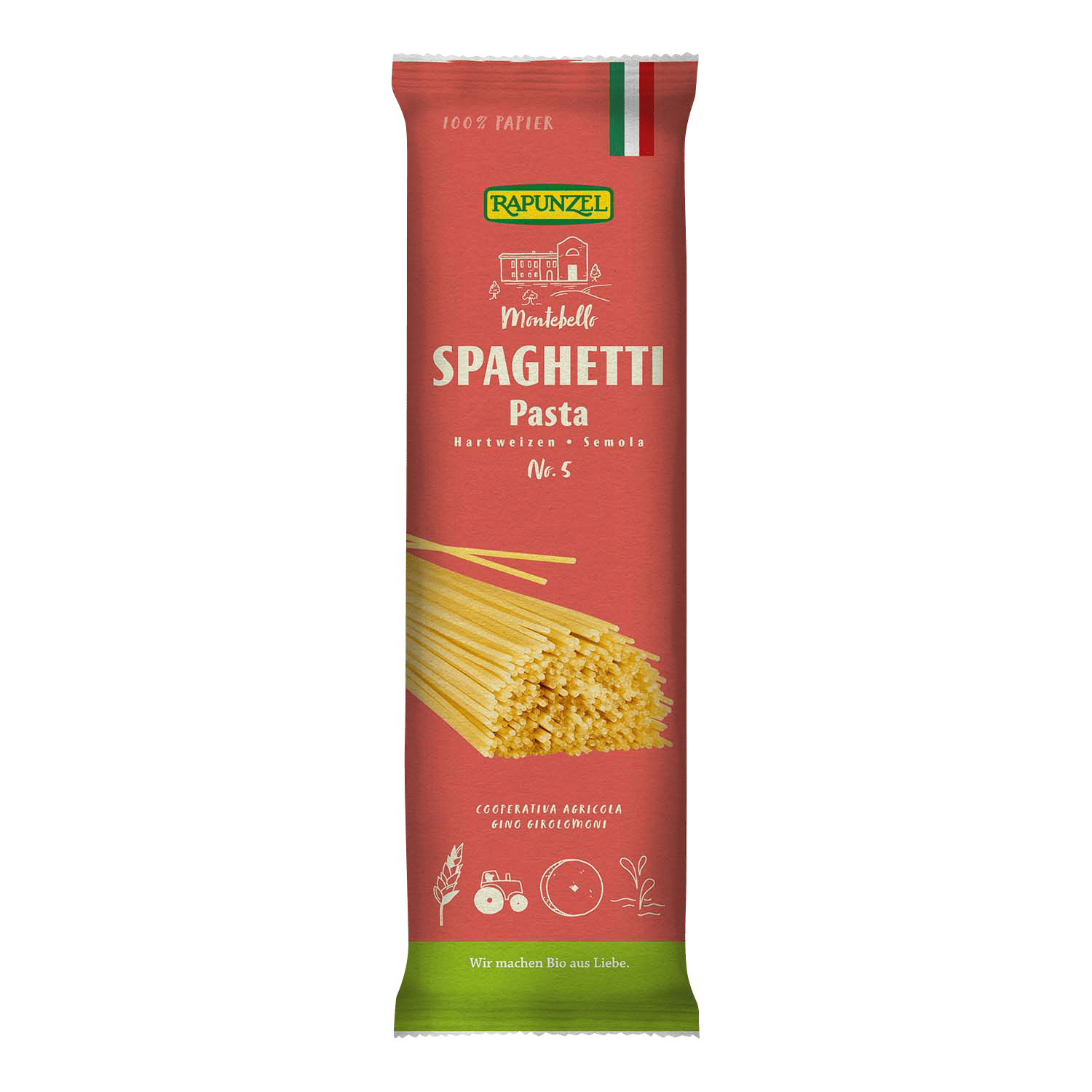 Spaghetti Semola No.5, Organic, 500g