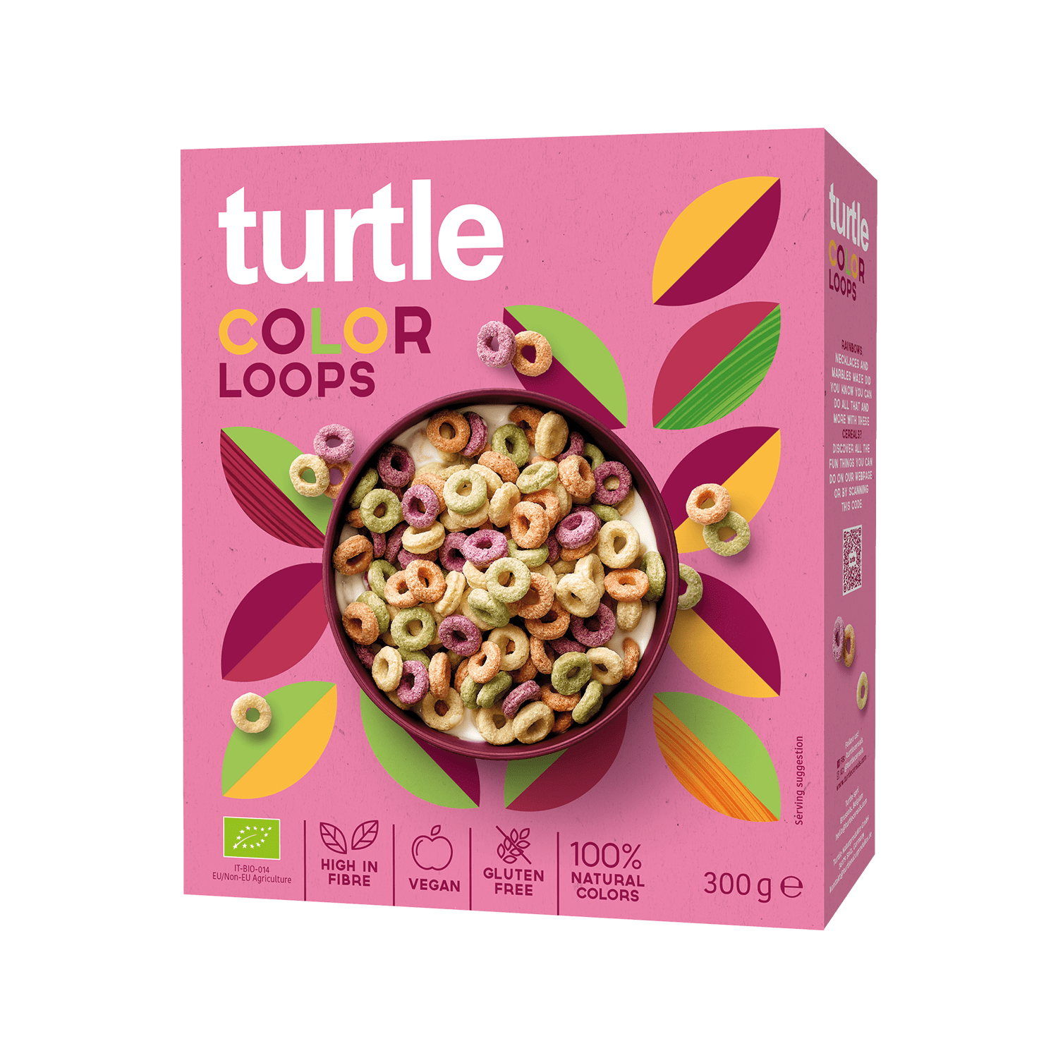 Colored Multigrain Loops Gluten Free, Organic, 300g