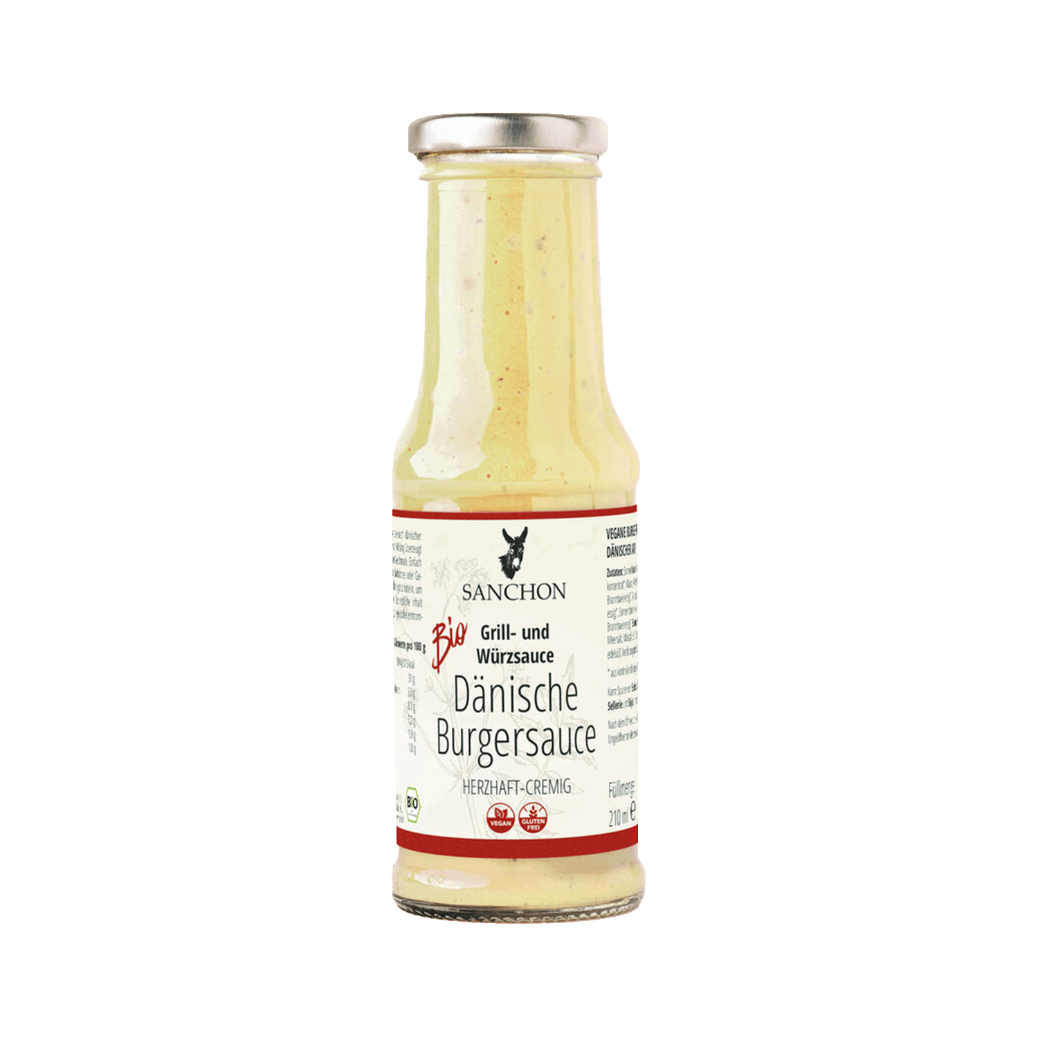 Grill and Seasoning Sauce Danish Burger Sauce, Organic, 210g