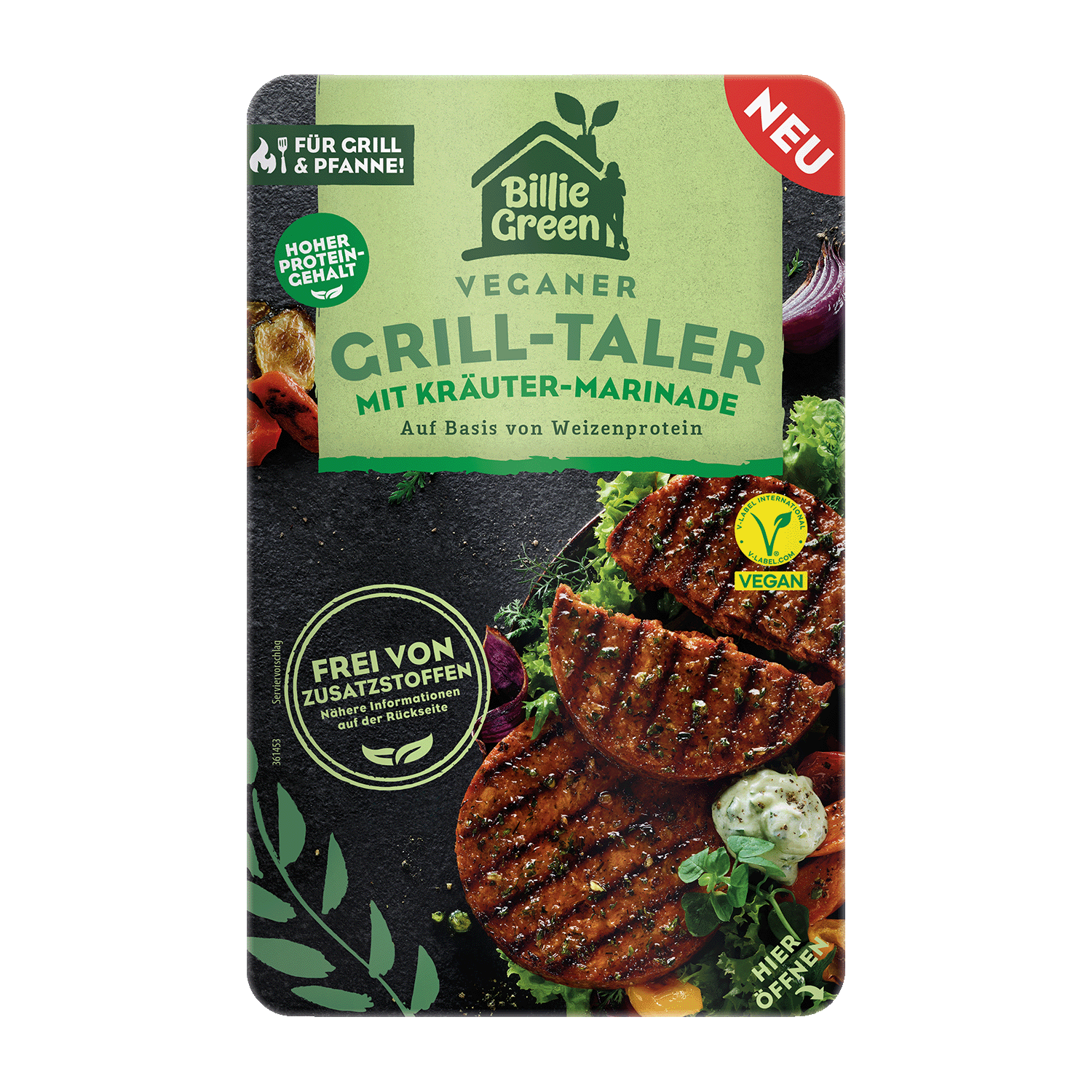 Vegan Barbecue Thaler with Herb Marinade, 180g
