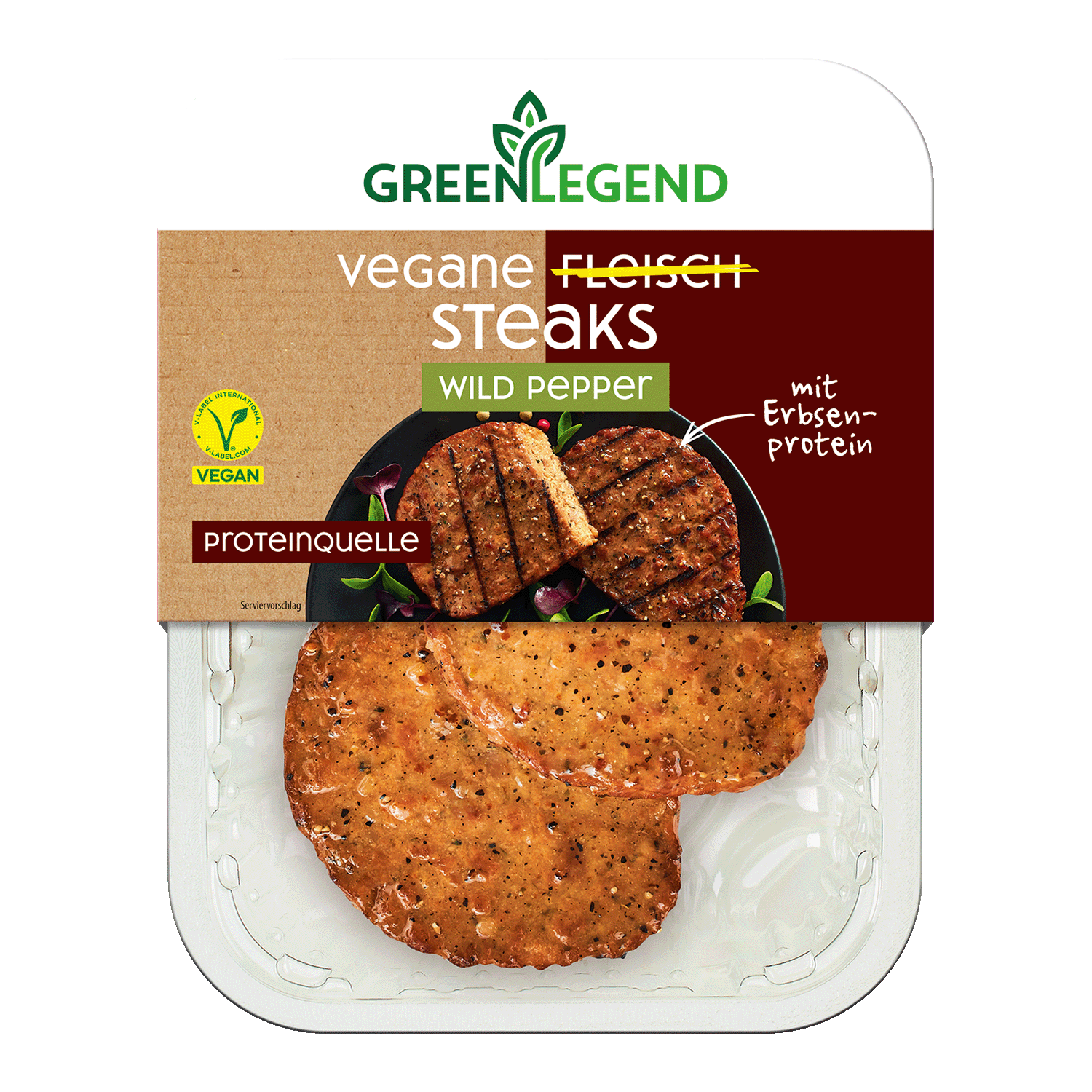 Vegan Meat Steaks Wild Pepper