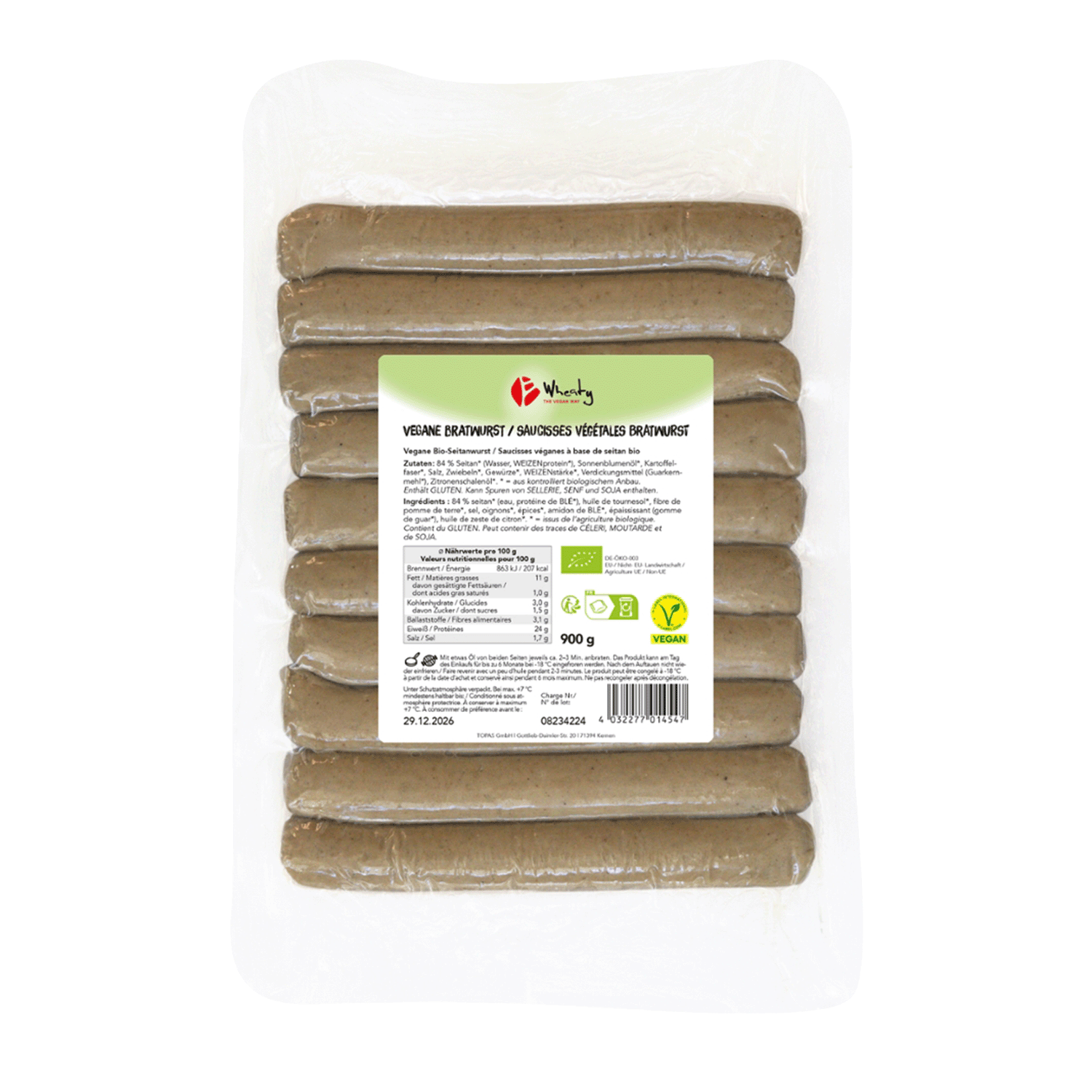 Vegane Bratwurst