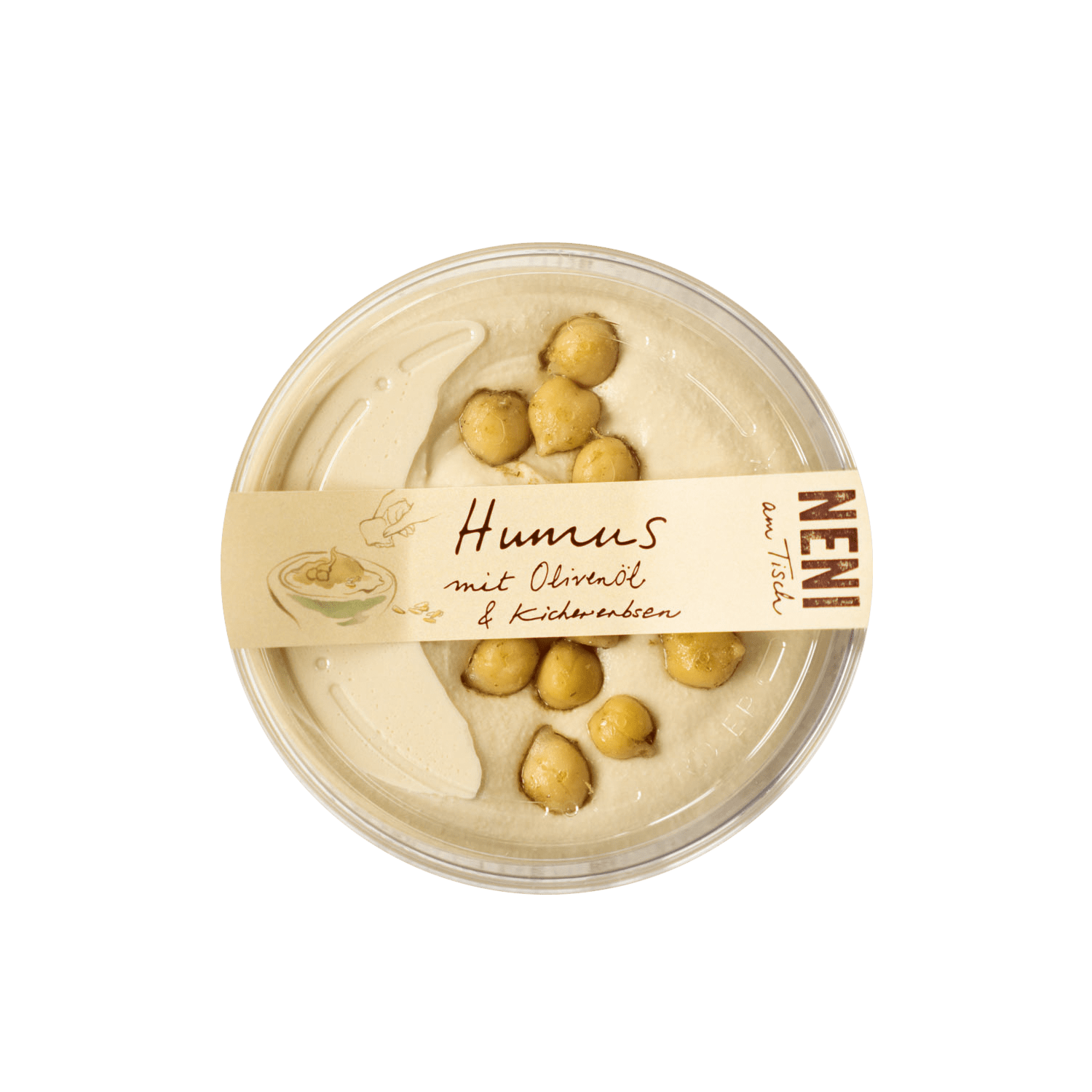 Hummus mit Olivenöl & Kichererbsen, 200g
