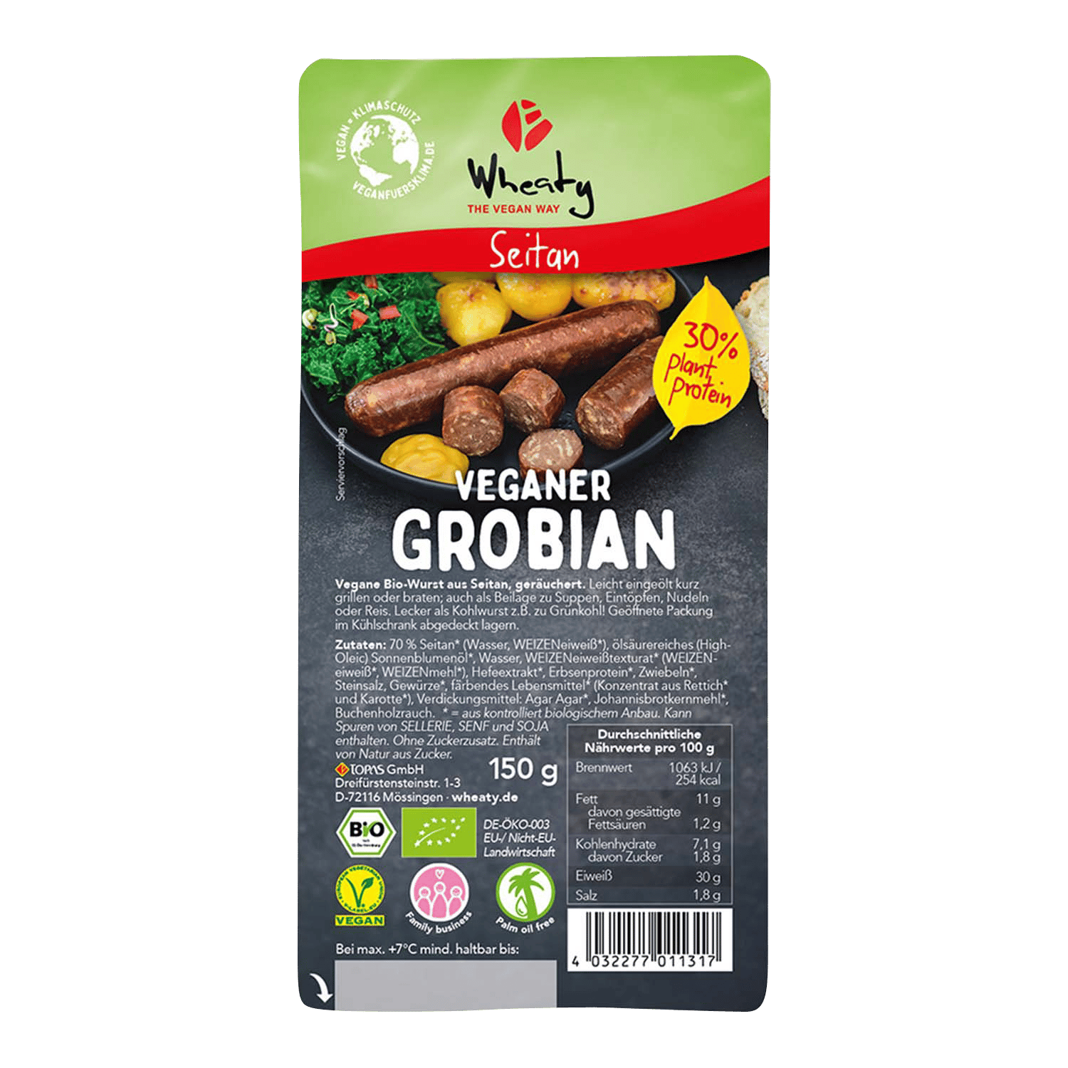 Veganer Grobian, BIO, 150g