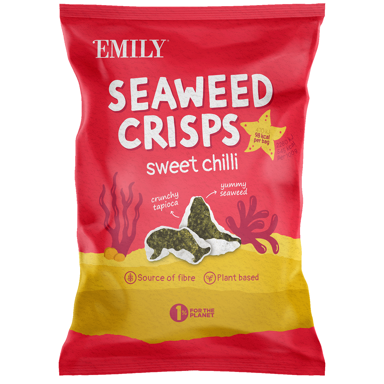 Seaweed Crisps Sweet Chilli, 18g