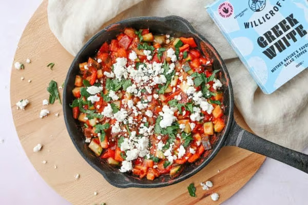 Shakshuka with Greek White 