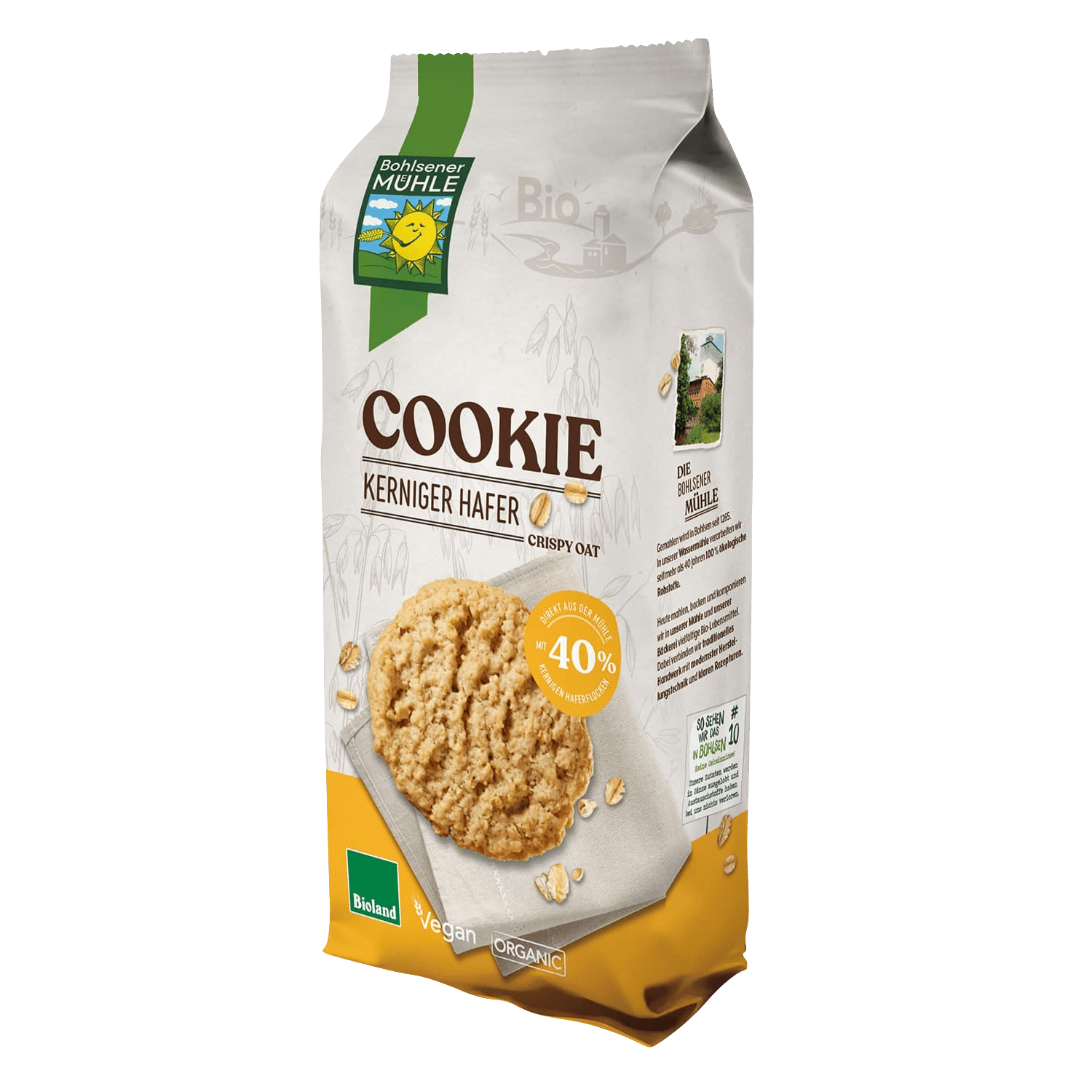 Cookie Crunchy Oat, Organic, 175g