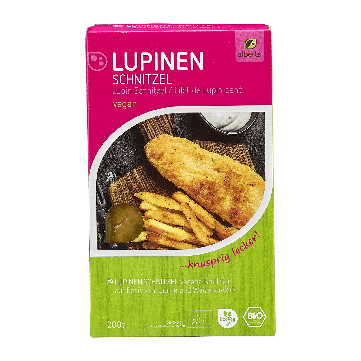 Lupinen-Schnitzel, BIO, 200g