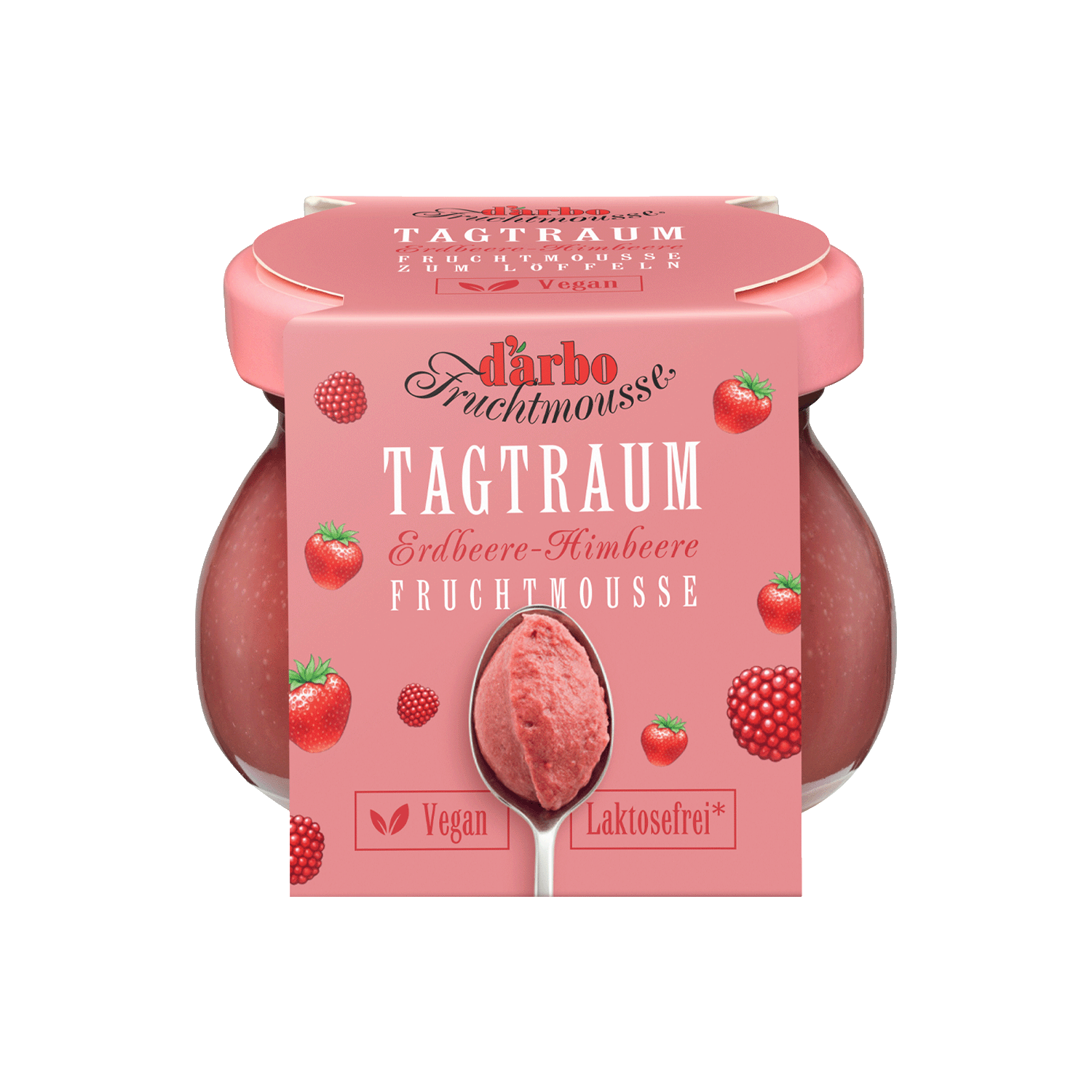 "Tagtraum" Fruit mousse Strawberry-Raspberry, 90g