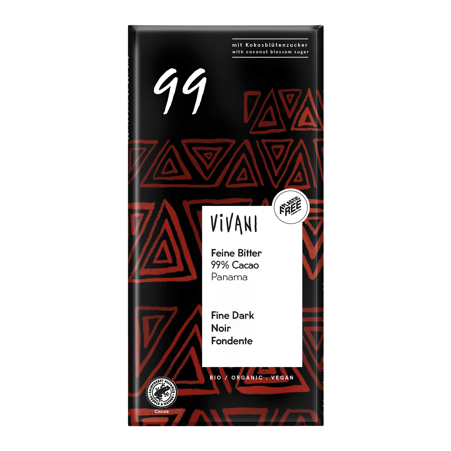 Fine Bitter 99% Cacao, Organic, 80g