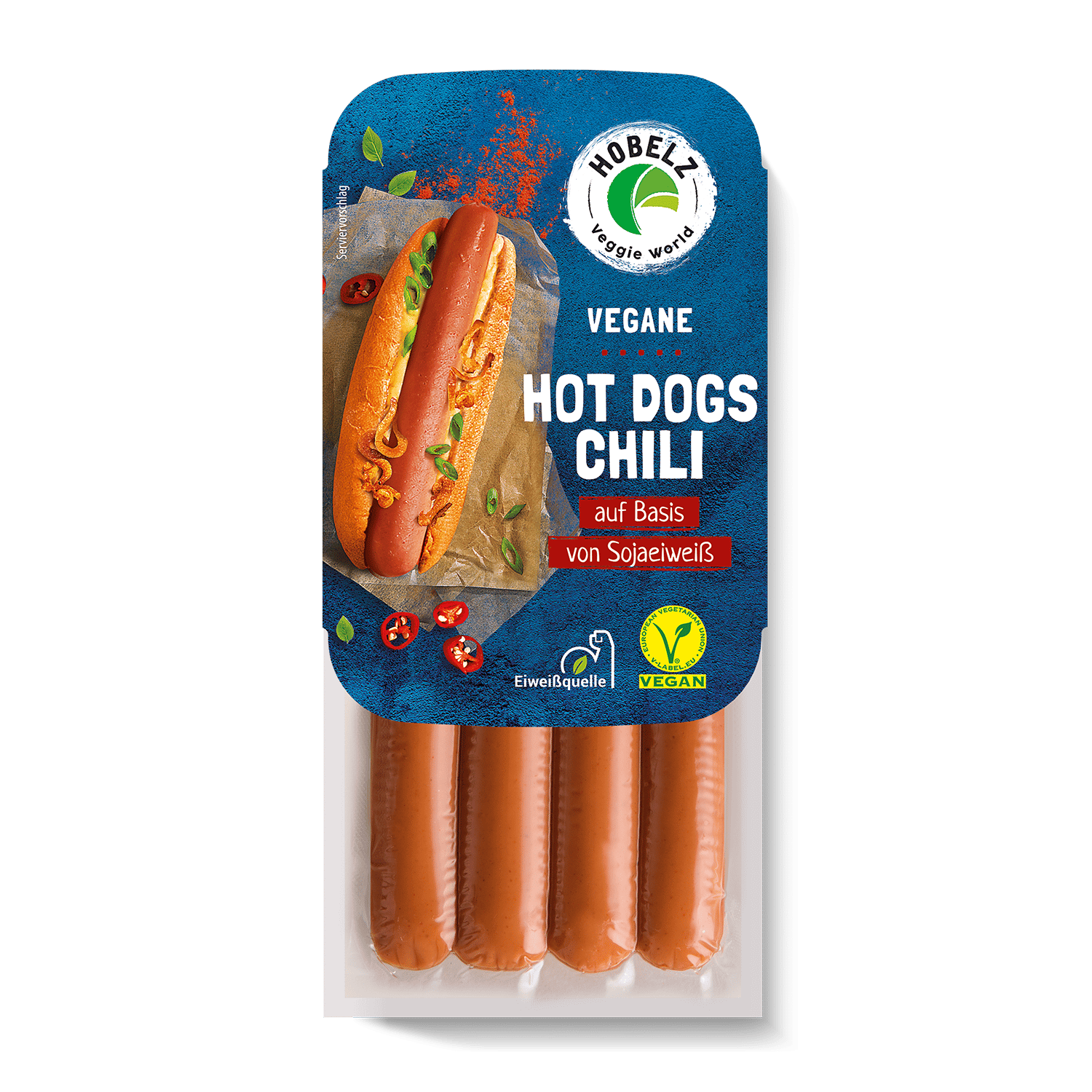 Vegan Hot Dogs Chili, 200g