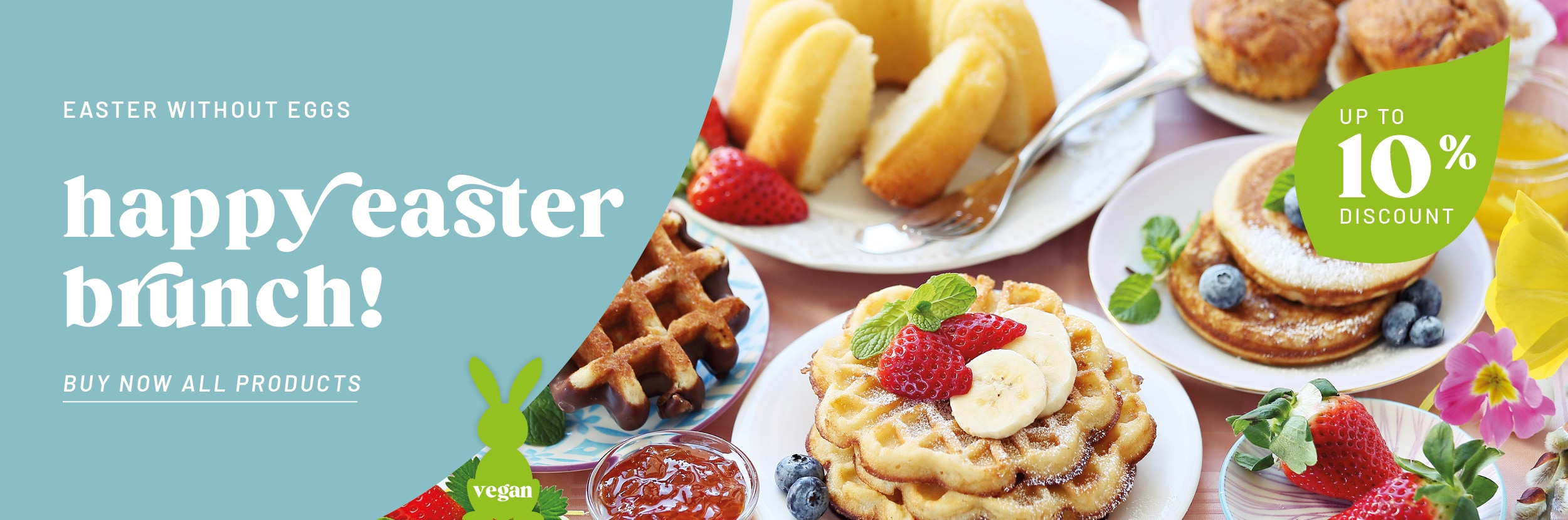 Everything for a vegan Easter brunch