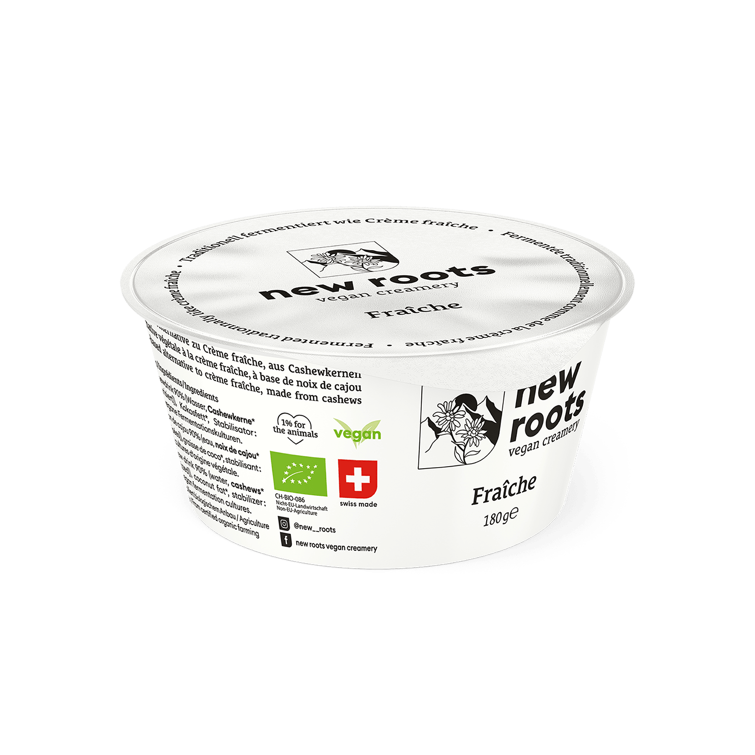 Vegan Creamery Fraîche, BIO, 180g
