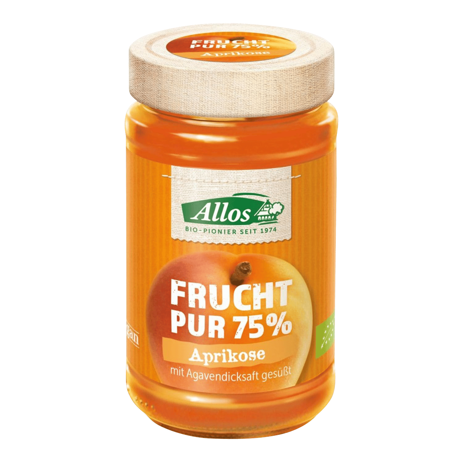Fruit Pure 75% Apricot, Organic, 250g