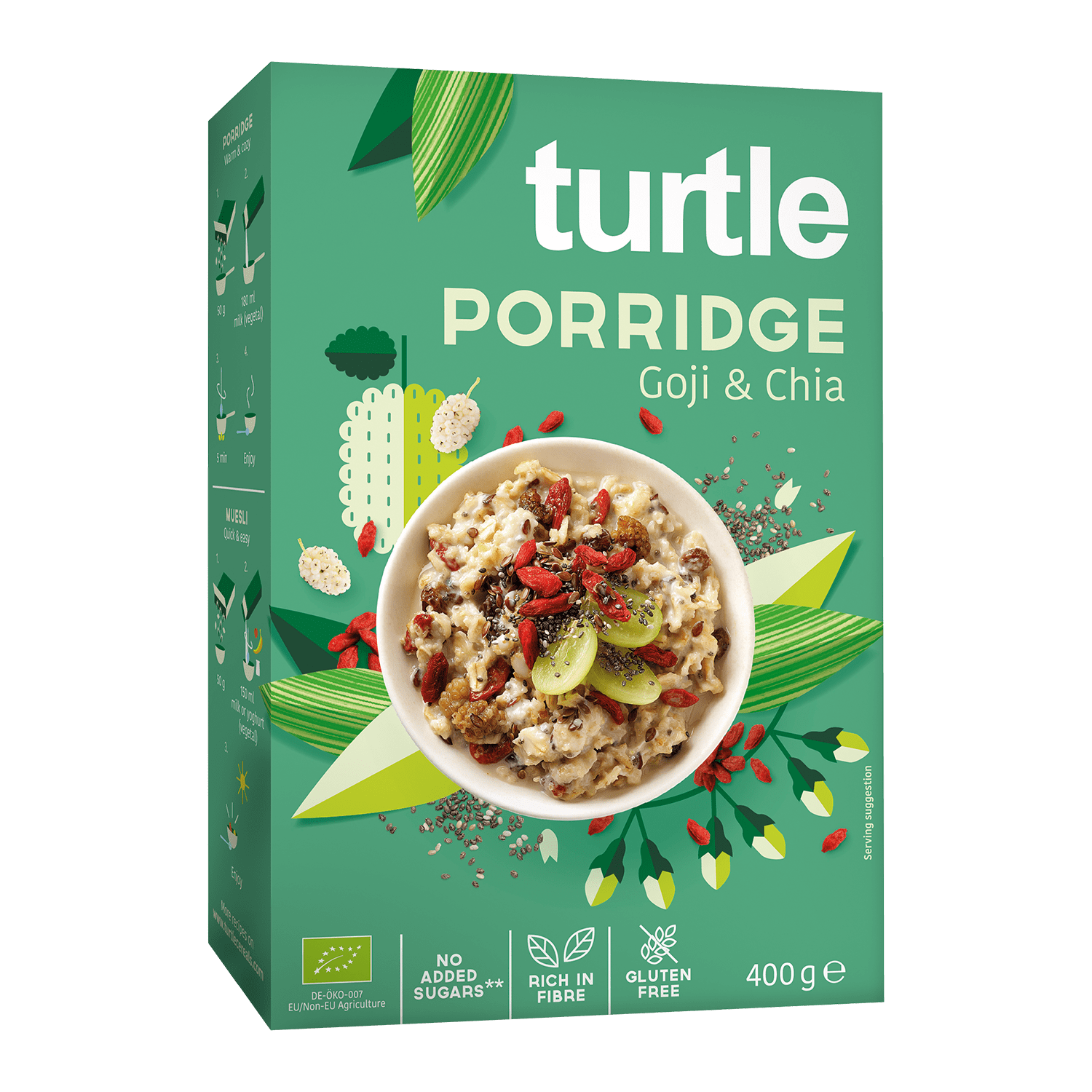 Porridge Goji And Chia Gluten Free, Organic, 400g