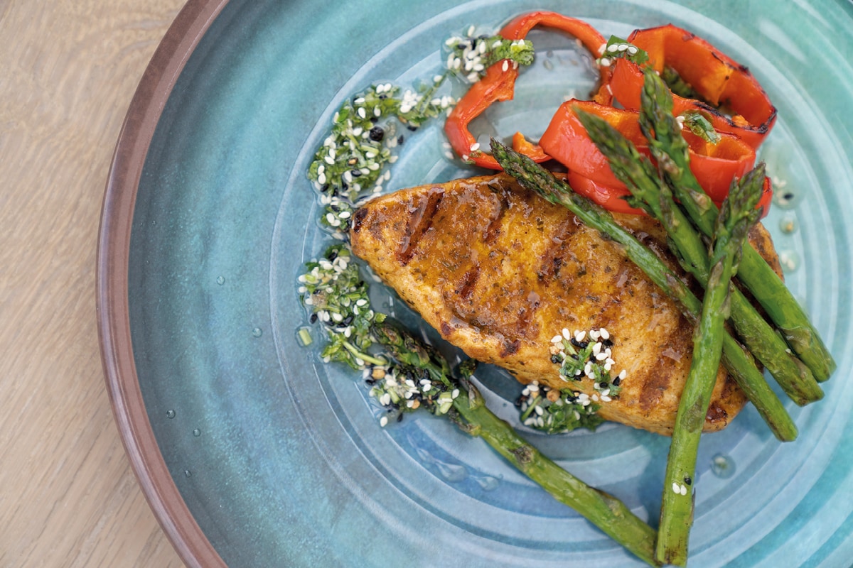 THE GREEN MOUNTAIN plant-based sesame-coriander fillet