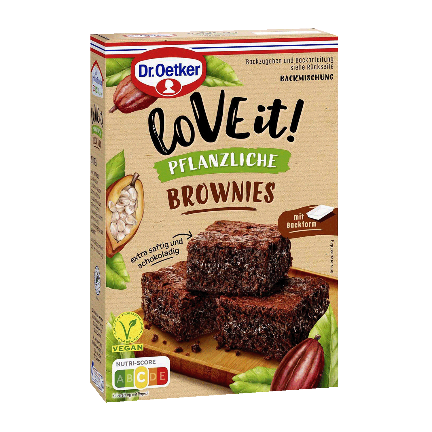 loVE it! Brownies Backmischung, 480g