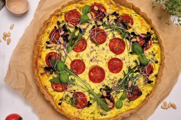 This quiche inspires springtime cuisine