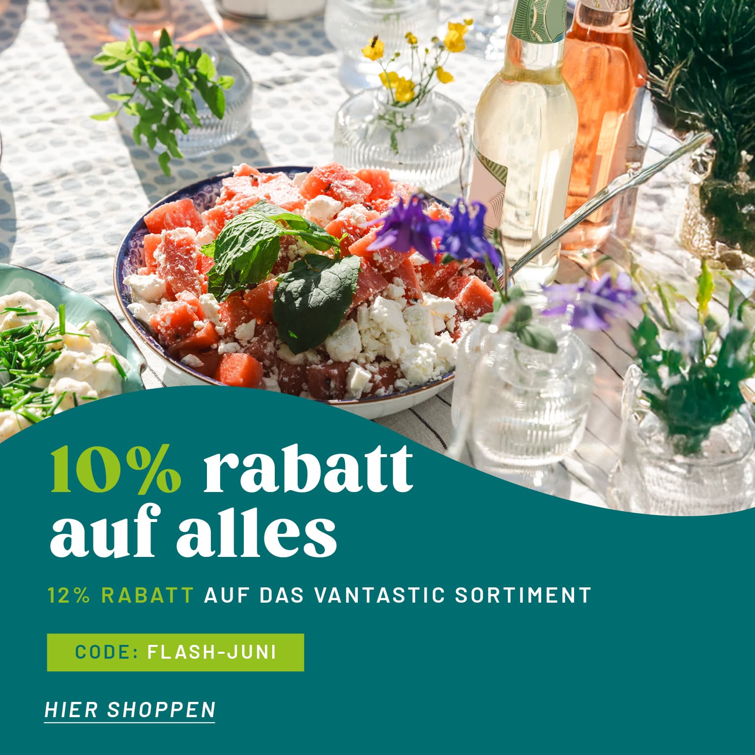10% Rabatt auf alles