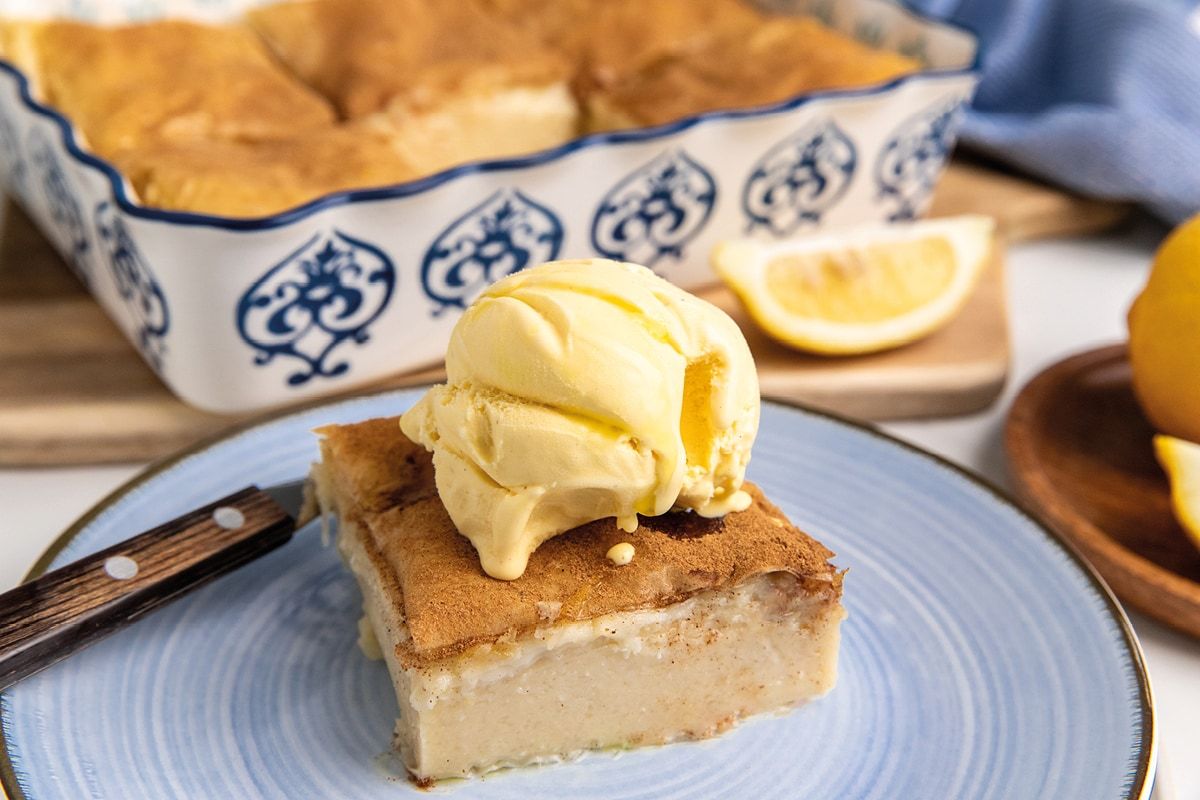 Griechisches Blätterteigdessert vegan